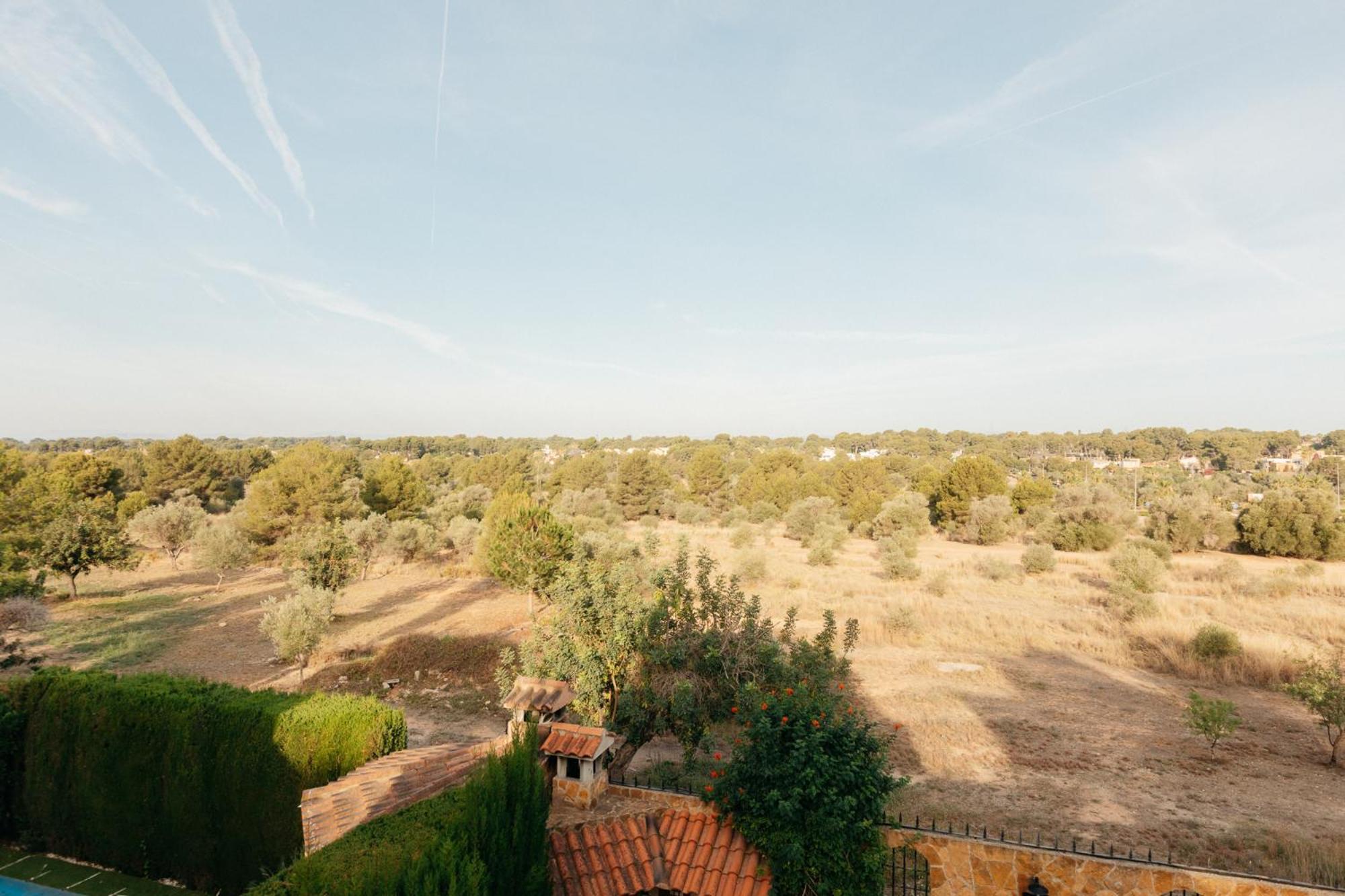 Chalet, Villa Rodeada De Naturaleza Piscina A Doce Klm De Valencia Y 7 Del Aeropuerto Dış mekan fotoğraf